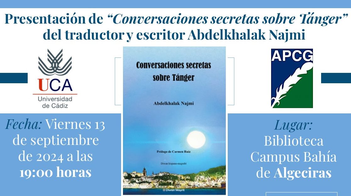 Presentación de “Conversaciones secretas sobre Tánger” del escritor Abdelkhalak Najmi