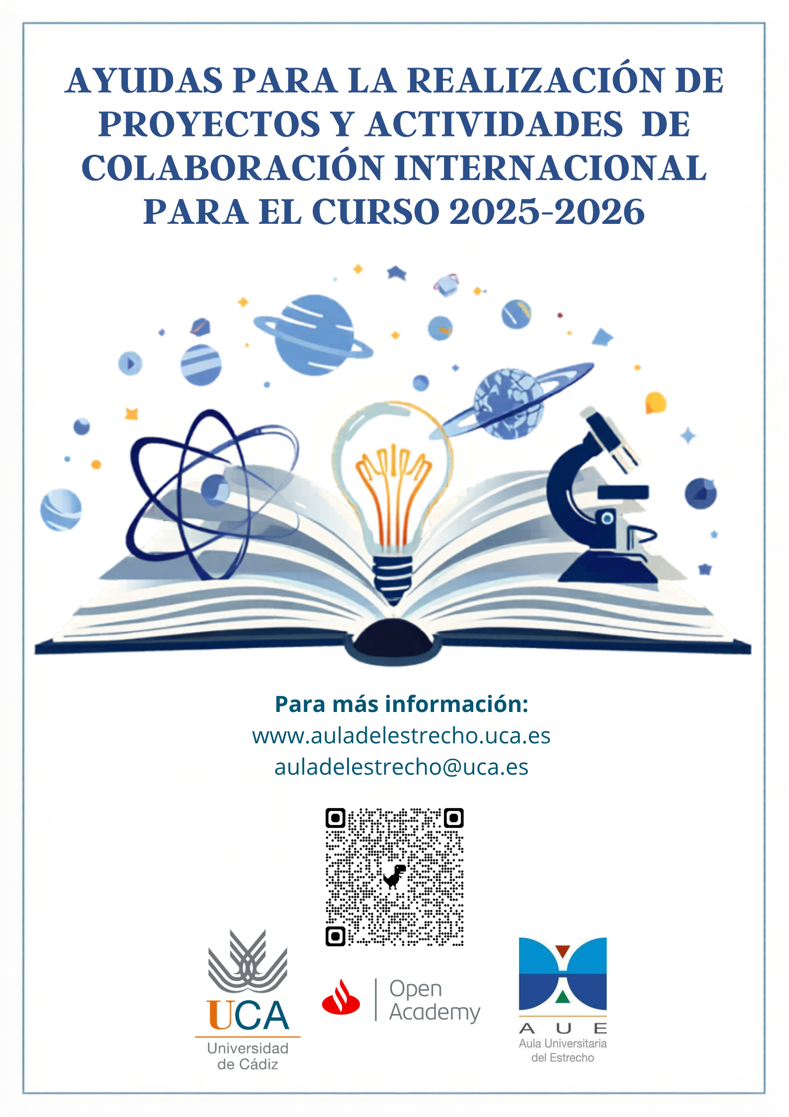 Ayudas para la realización de proyectos y actividades  de colaboración internacional para el curs...