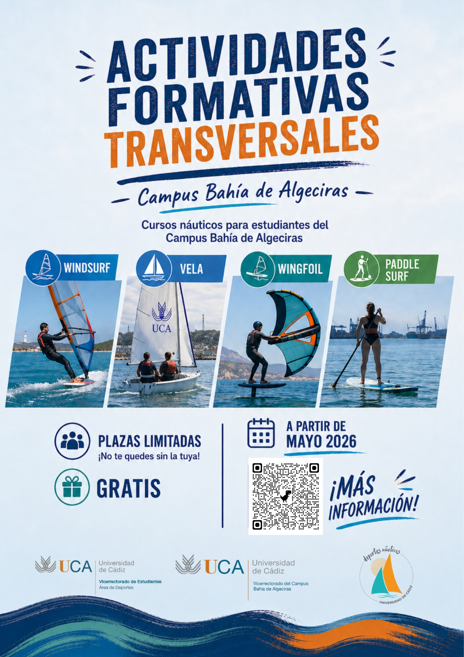 ACTIVIDADES FORMATIVAS TRANSVERSALES: CURSOS NÁUTICOS PARA ESTUDIANTES DEL CAMPUS BAHÍA DE ALGECIRAS